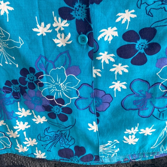 Vintage A-Line Hawaiian Flower Skirt| Sag Harbor - Picture 4 of 7